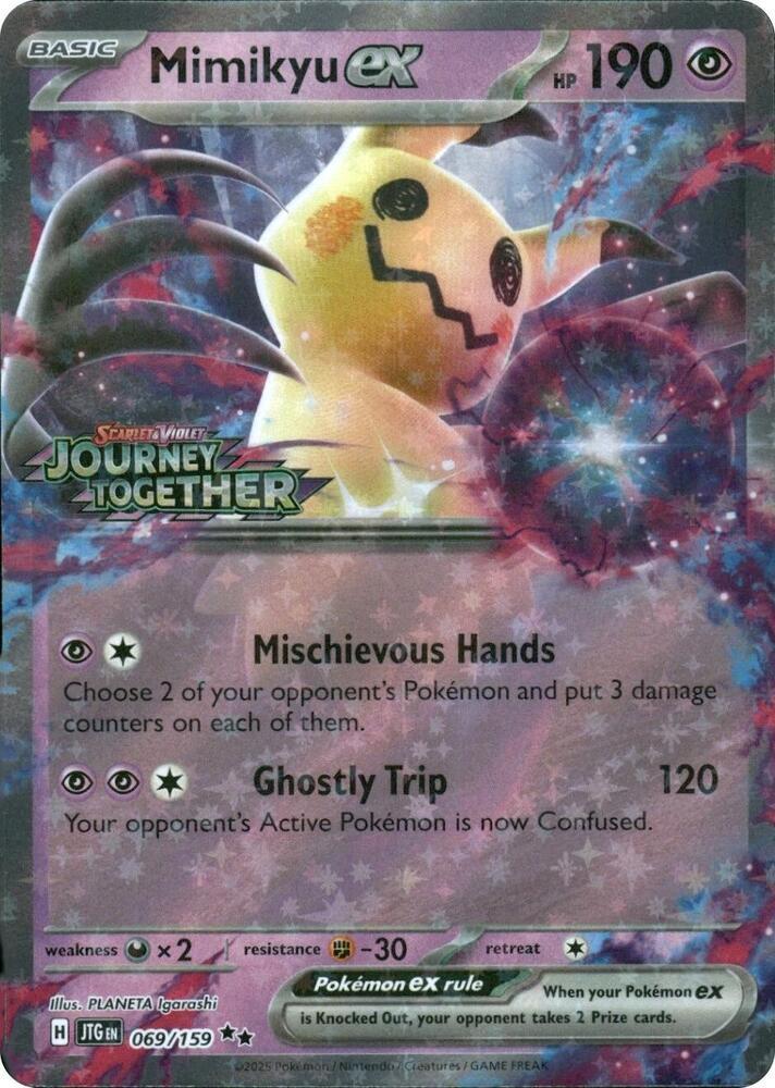 Journey Together Mimikyu [Stamped] Pokémon card